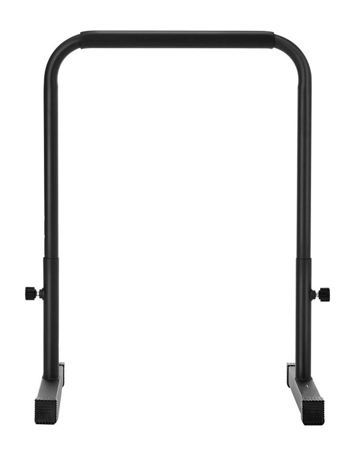 Finex Parallel Dip Bar Station Adjustable Dip Stand Station Push Up Gym Fitness image 2