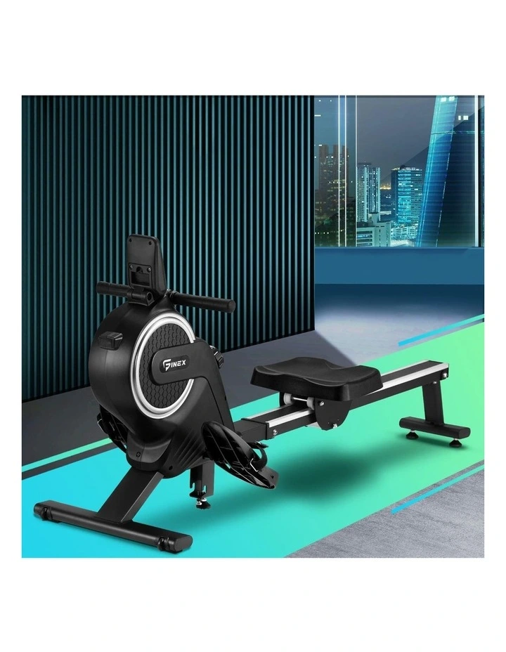 Finex Rowing Machine Rower Magnetic Resistance Exercise Fitness Cardio image 4