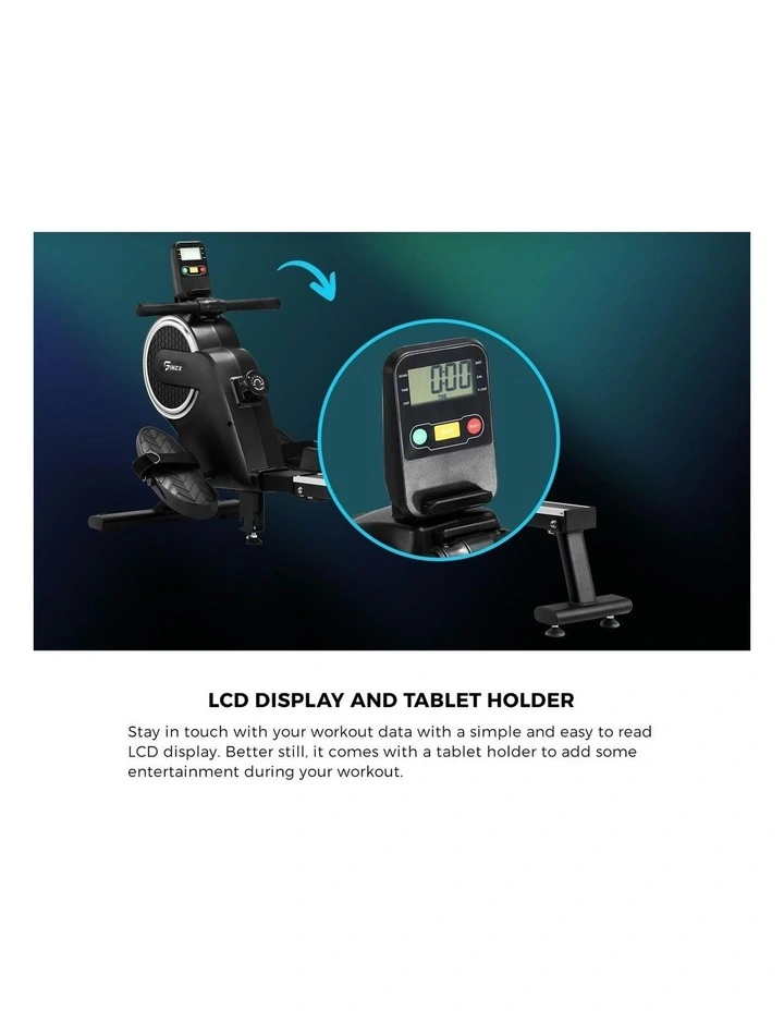 Finex Rowing Machine Rower Magnetic Resistance Exercise Fitness Cardio image 7