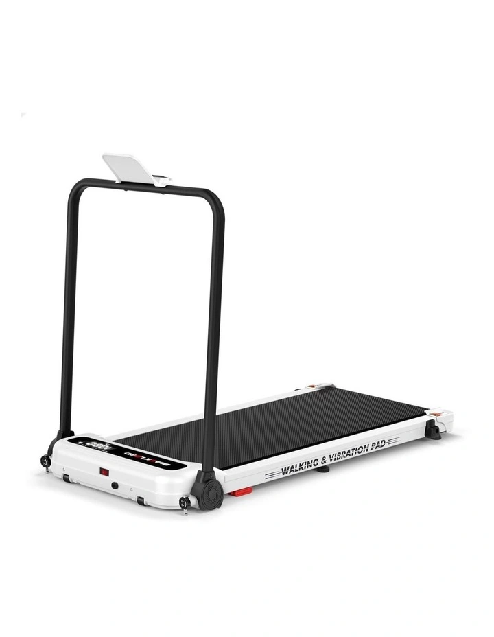 Treadmill 4-in-1 Walking Vibration Pad Incline Foldable Home Gym image 1