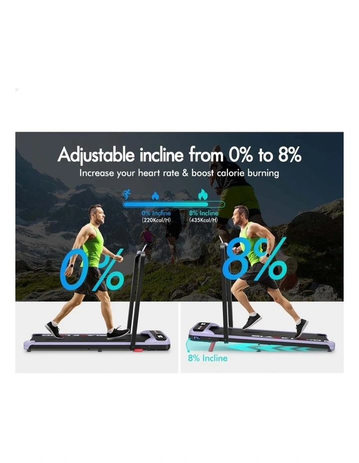 Treadmill Electric Walking Pad Folding Incline Magnetic Remote image 5