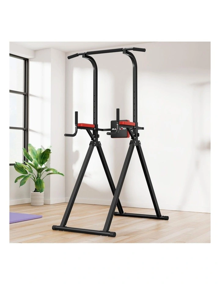 Power Tower Chin Up Bar Pull Up Weight Bench Home Gym Foldable image 2