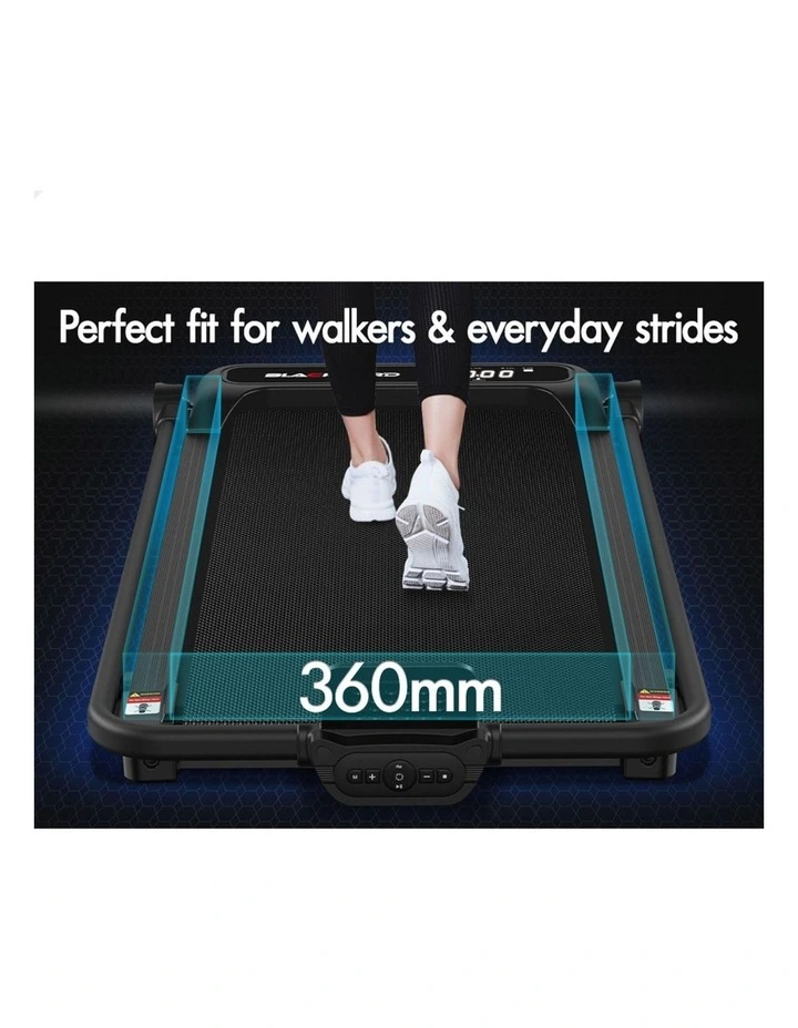 Treadmill 4-in-1 Walking Vibration Pad Incline Foldable Home Gym image 7