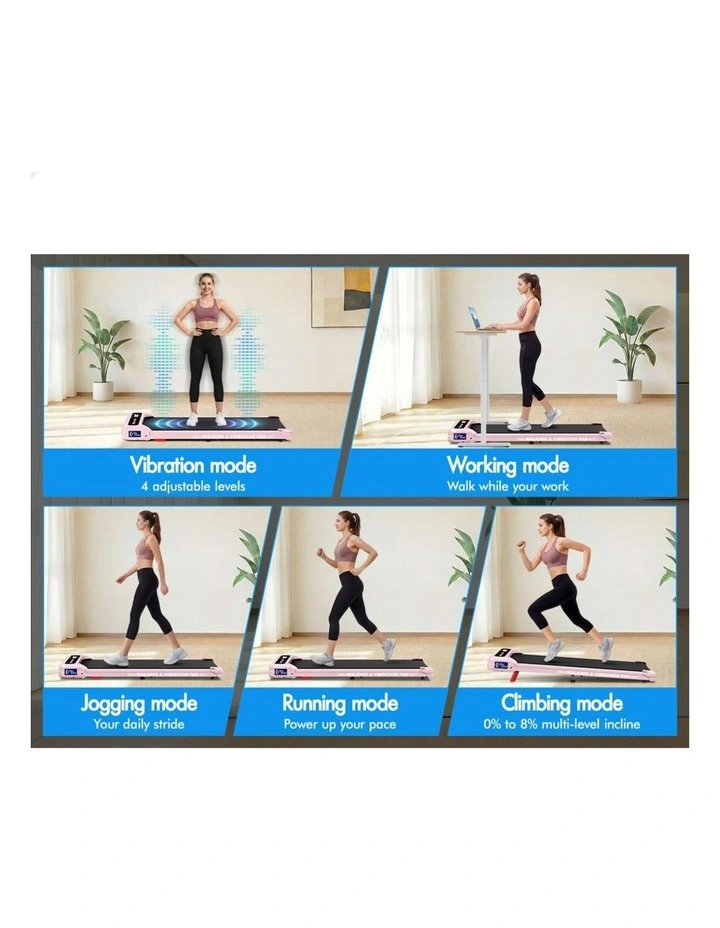 Treadmill 4-in-1 Walking Vibration Pad Incline Magnetic Remote image 4