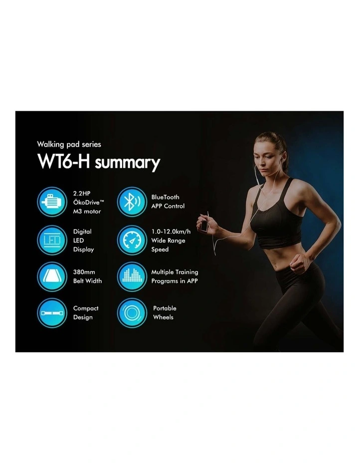 Treadmill Electric Walking Pad Foldable Home Gym Fitness image 3