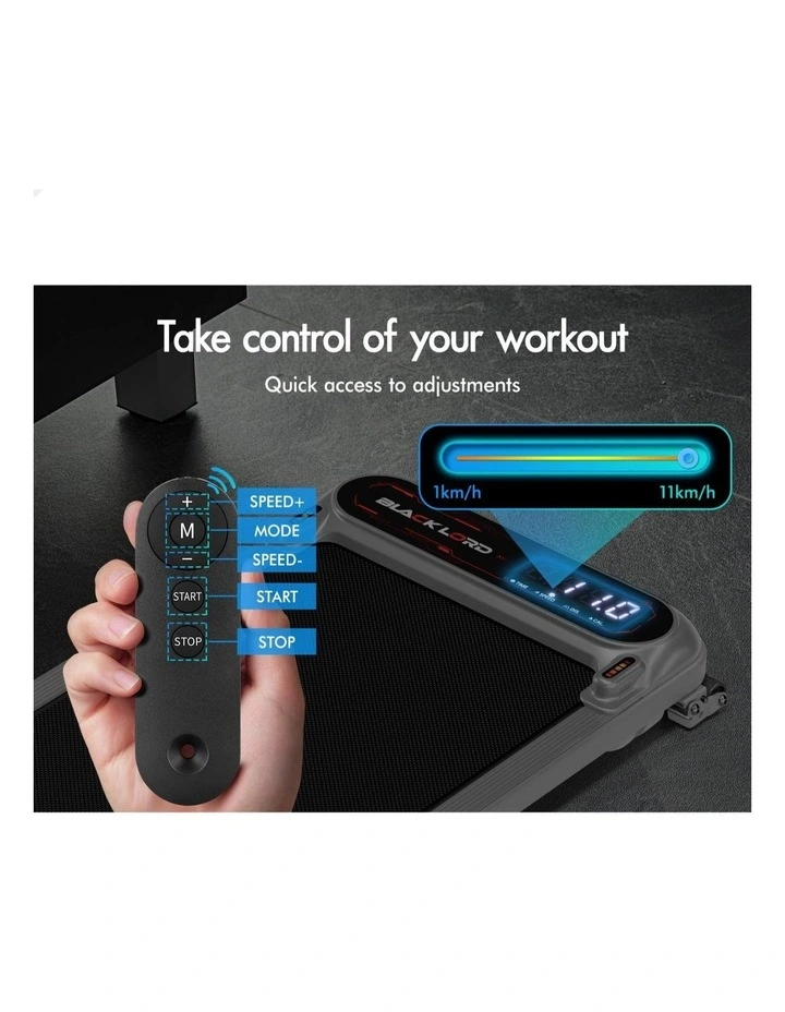 Treadmill Electric Walking Pad Incline Shock Absorbers Gym image 6