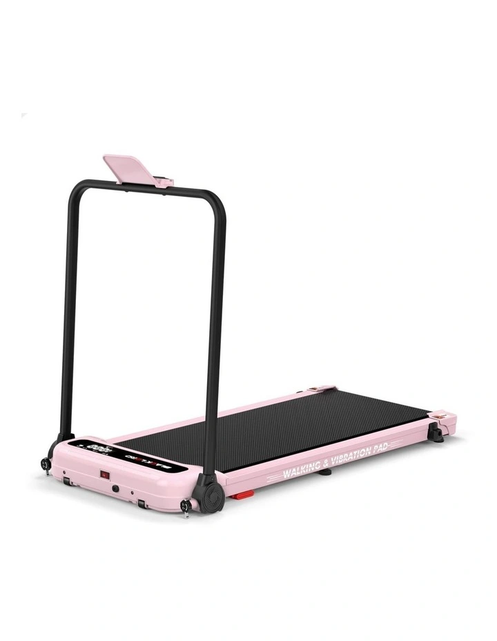 Treadmill 4-in-1 Walking Vibration Pad Incline Home Gym Foldable image 1