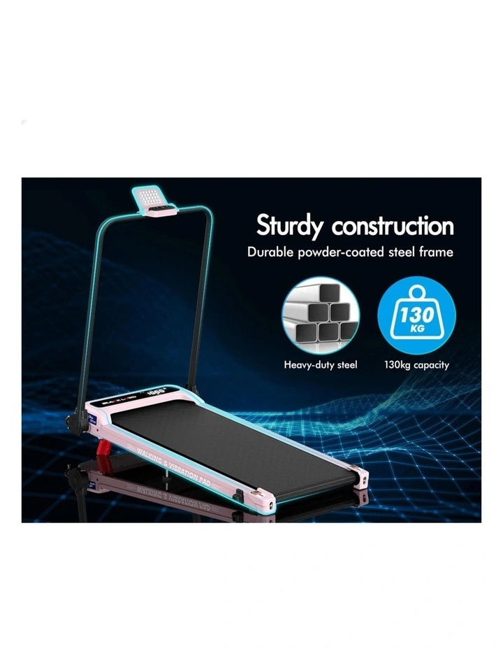 Treadmill 4-in-1 Walking Vibration Pad Incline Home Gym Foldable image 7