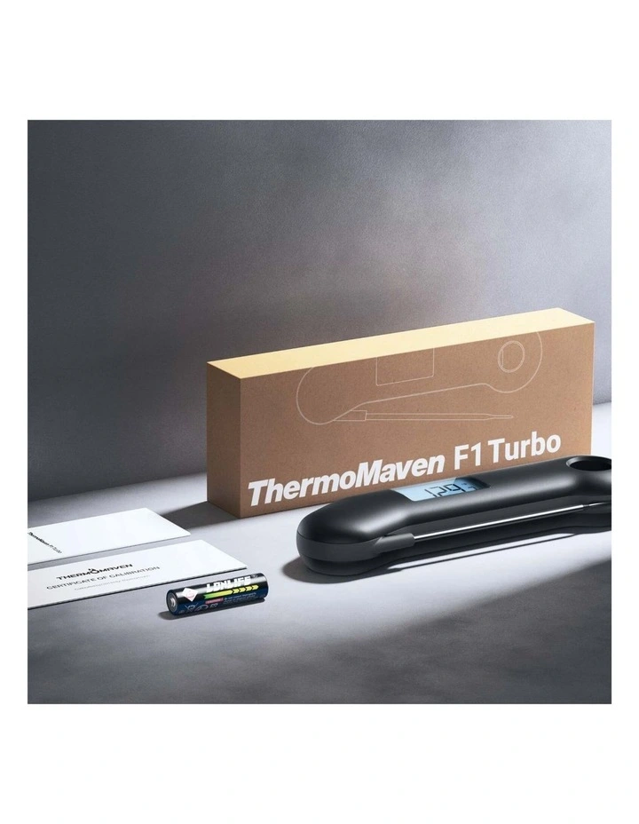 ThermoMaven F1 Turbo instant-read meat thermometer 0.6s IP67 Black image 5