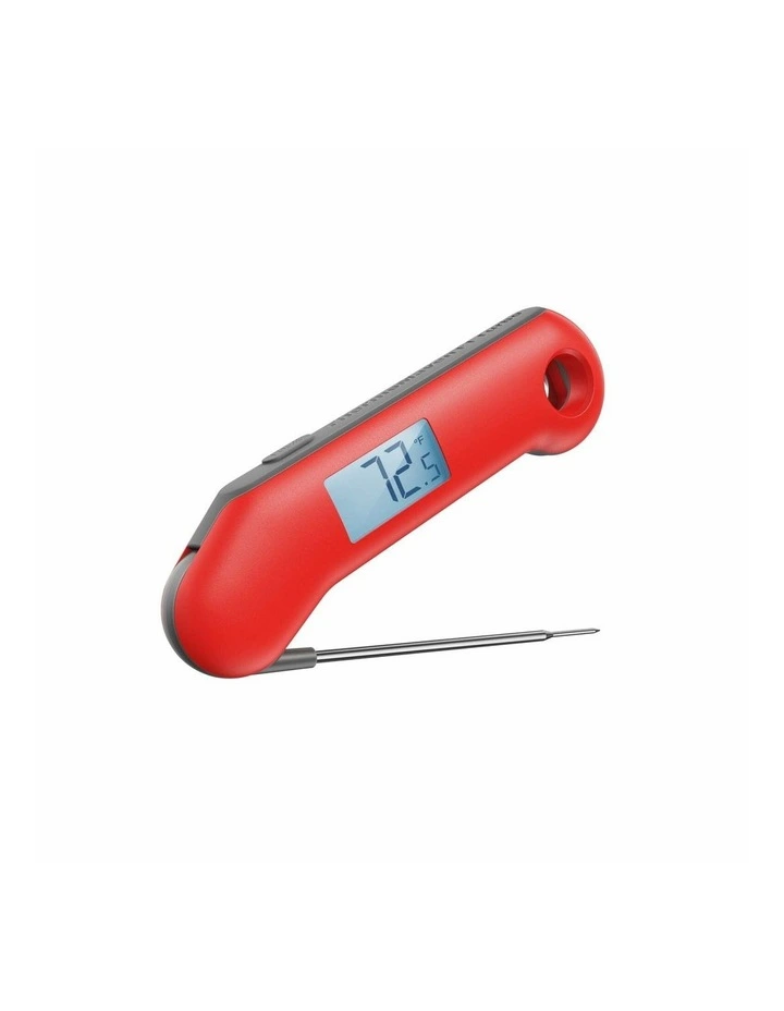 ThermoMaven F1 Turbo instant read meat thermometer, 0.6s response, IP67 waterproof, Red image 1