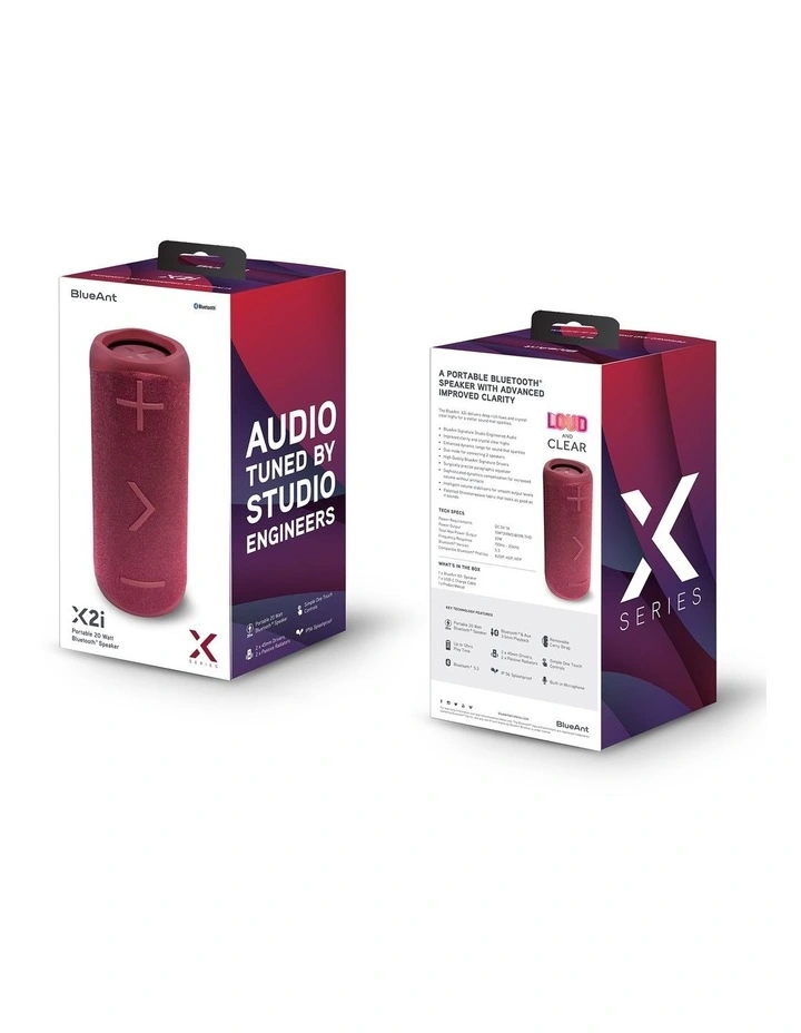 BlueAnt X2i Speaker Crimson Red image 7