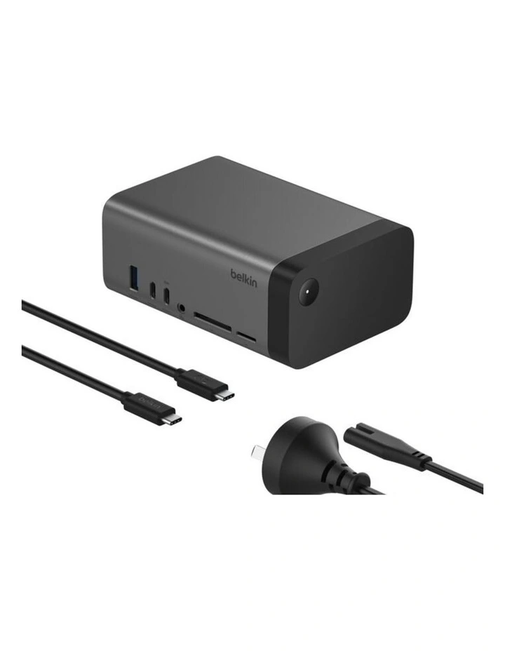 Belkin Connect USB-C 11-in-1 Pro Universal Docking Station - Grey image 1
