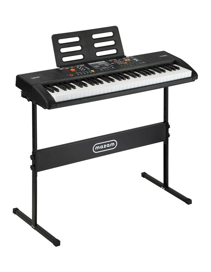 Mazam 61 Keys Electronic Piano Keyboard Electric Keyboards Beginner Kids Gift image 1