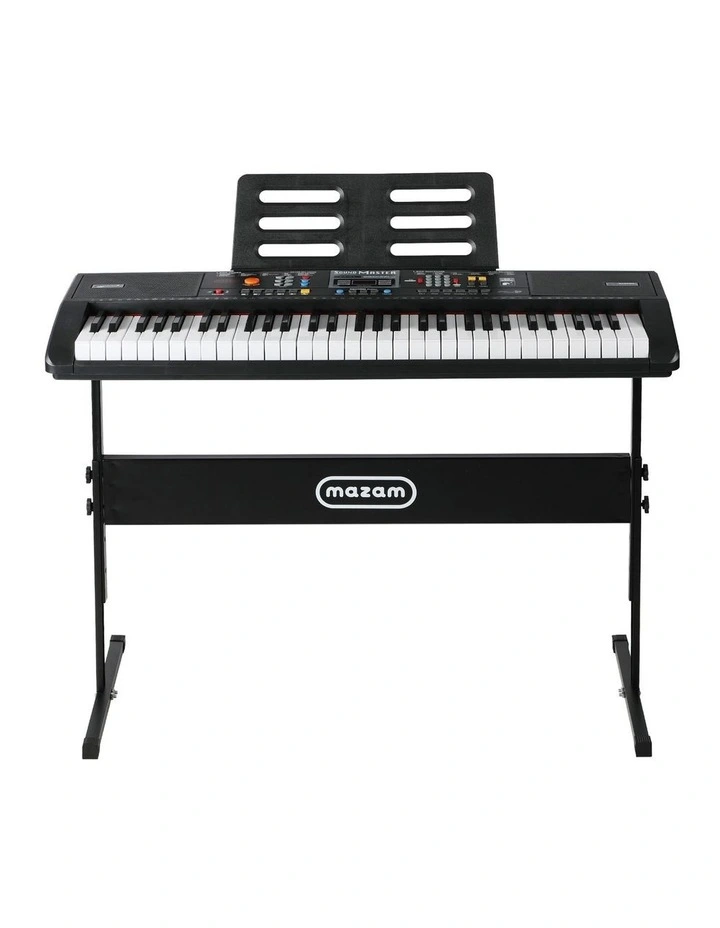 Mazam 61 Keys Electronic Piano Keyboard Electric Keyboards Beginner Kids Gift image 2