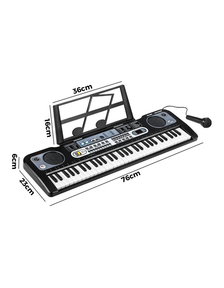 Mazam 61 Keys Piano Keyboard Electronic Musical Toy Gift w/ Microphone Holder image 3
