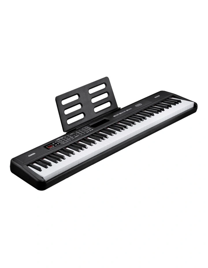 Mazam 88 Keys Electronic Piano Keyboard Portable Lighted Electric Keyboards image 1