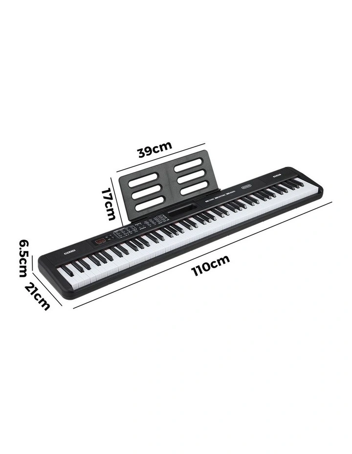Mazam 88 Keys Electronic Piano Keyboard Portable Lighted Electric Keyboards image 3