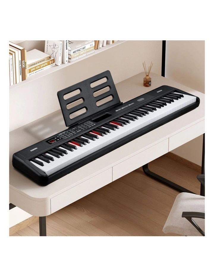 Mazam 88 Keys Electronic Piano Keyboard Portable Lighted Electric Keyboards image 4