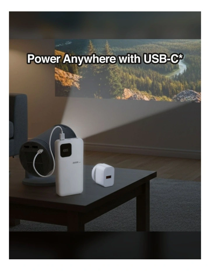Laser Smart Portable Projector with 100-Inch Screen PJ-TUHA1CW-346 image 2