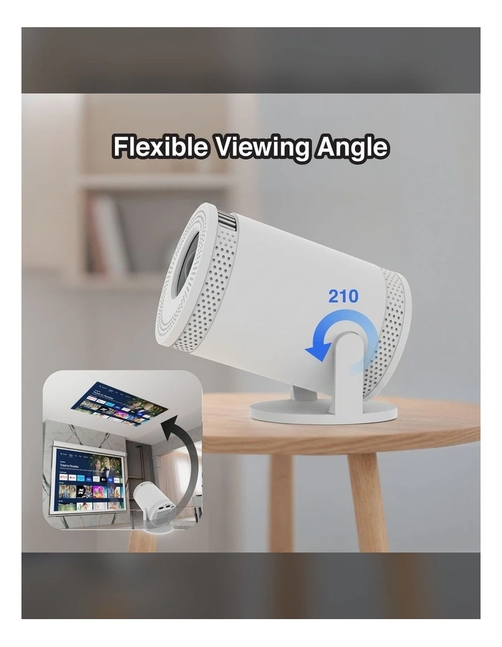 Laser Smart Portable Projector with 100-Inch Screen PJ-TUHA1CW-346 image 4
