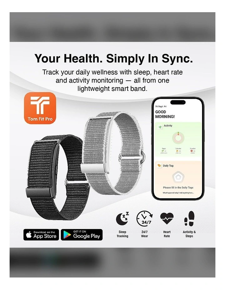 Laser V-Fitness Health and Activity Smart Band VF-M4BNSL-073 image 2