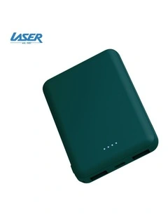 Laser 5000mAh Portable Power Bank Dual USB-A PB-5K24GR-308