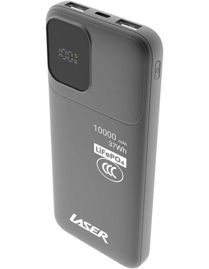 Laser 10000mAh LiFePO4 Power Bank PB-LP10BK-070 image 1