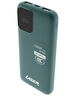 Laser 10000mAh 20W USB-C PD Power Bank PB-LP10GR-094