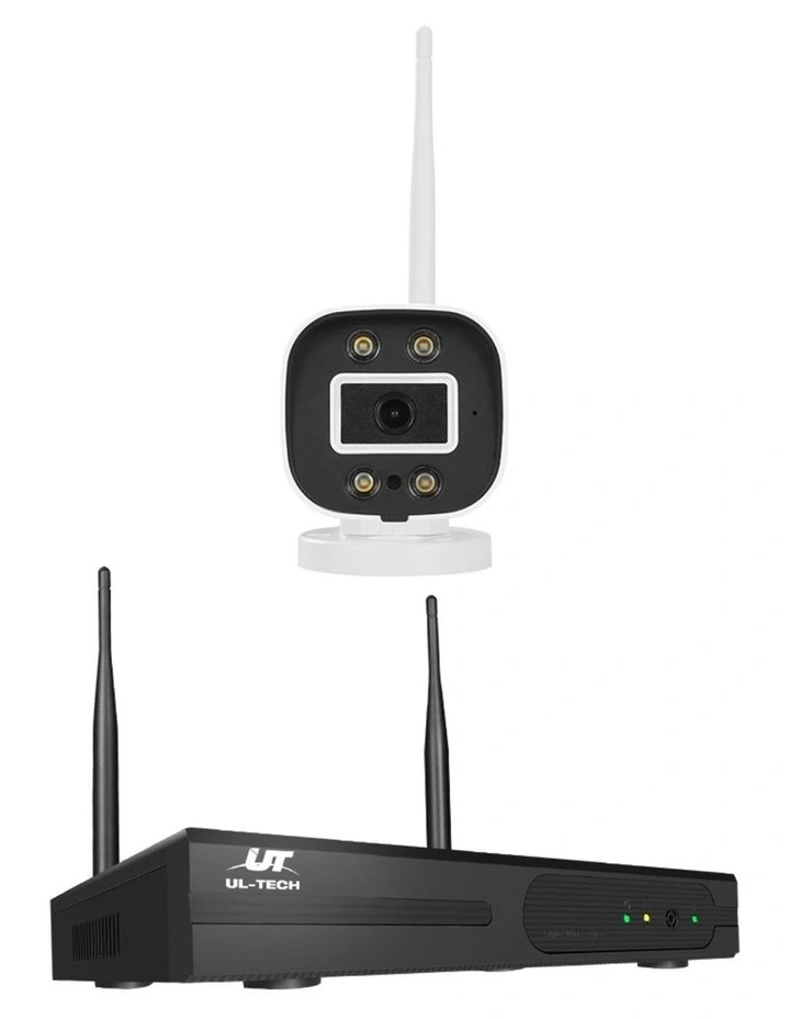 UL-tech Wireless CCTV Security System 8CH NVR 3MP 8 Square Cameras image 4