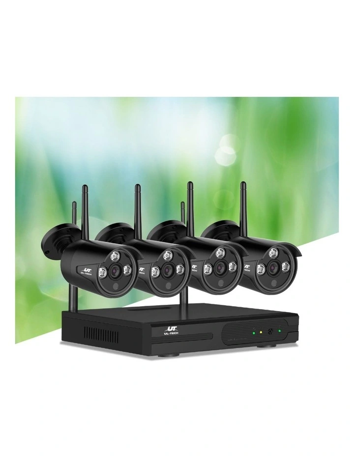 UL-tech Wireless CCTV Security System 8CH NVR 3MP 4 Bullet Cameras image 3