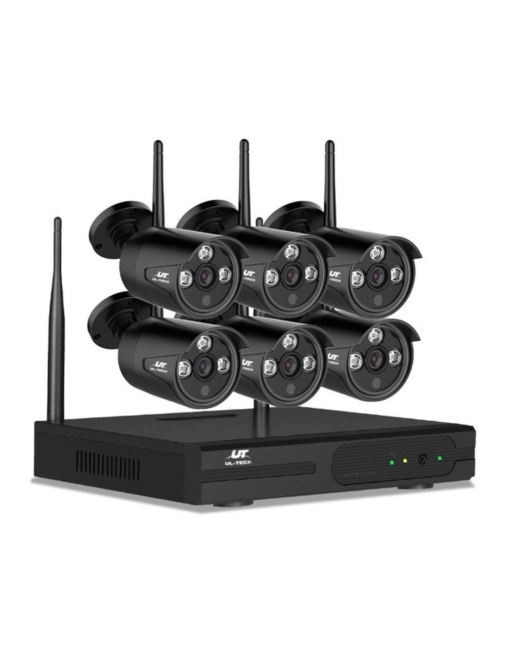 UL-tech Wireless CCTV Security System 8CH NVR 3MP 6 Bullet Cameras image 1