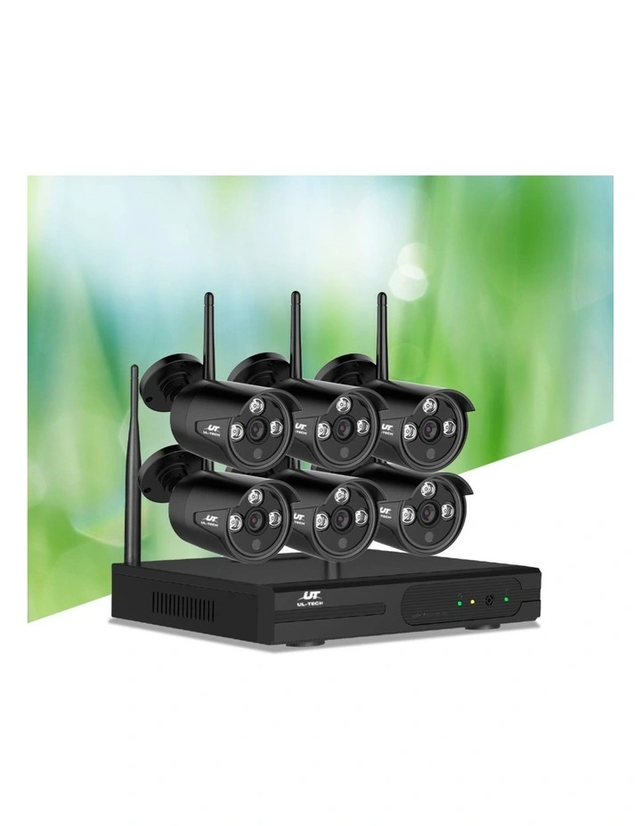 UL-tech Wireless CCTV Security System 8CH NVR 3MP 6 Bullet Cameras image 3
