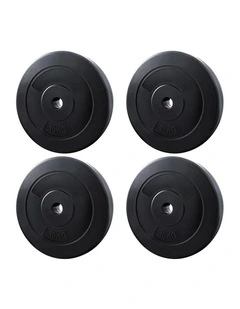 Everfit 40kg Barbell Weight Plates Standard Home Gym Press Fitness Exercise