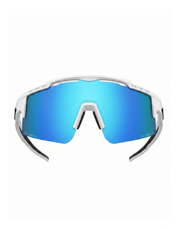OutdoorMaster Adult Polarized UV400 TR90 Sunglasses for Cycling Sports White image 1