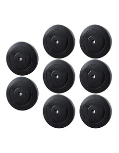 Everfit 80kg Barbell Weight Plates Standard Home Gym Press Fitness Exercise