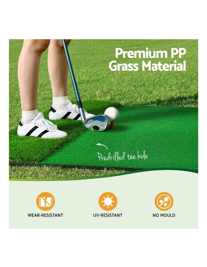 Everfit Golf Hitting Mat Portable Driving Range Practice Training Aid 2 in 1 image 5