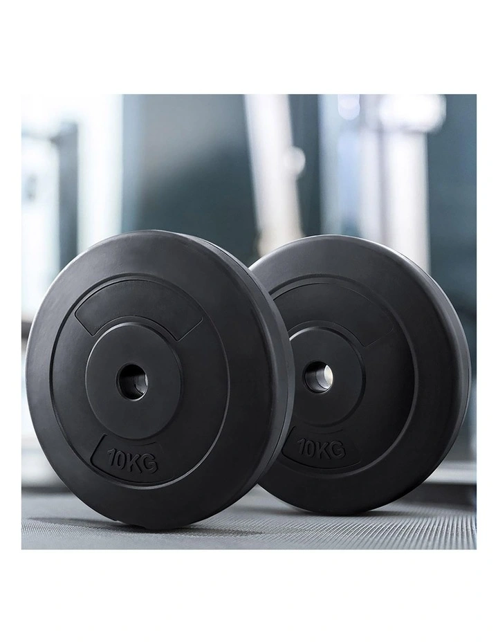 Everfit 60kg Barbell Weight Plates Standard Home Gym Press Fitness Exercise image 3