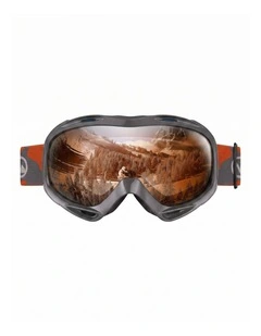 OutdoorMaster Adult Youth OTG Anti-Fog UV400 Goggles for Ski Snowboard Purple