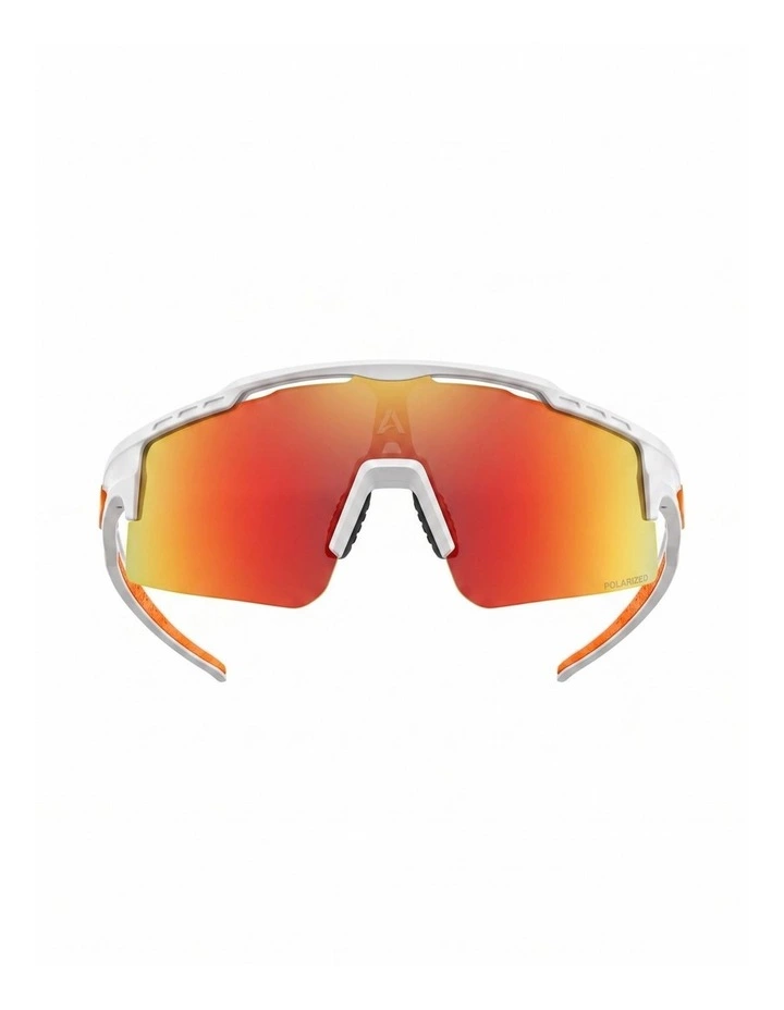 OutdoorMaster Adult Kids Polarized UV400 TR90 Sunglasses for Cycling Sports White image 1