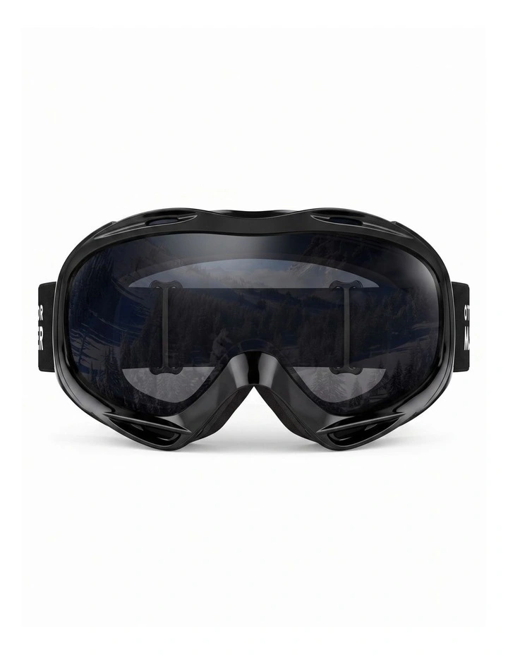 OutdoorMaster Adult Youth OTG Anti-Fog UV400 Goggles for Ski Snowboard Blue image 1