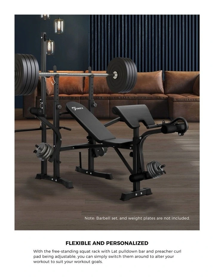 Finex Multi-Station Weight Bench Press Pulldown Equipment image 6