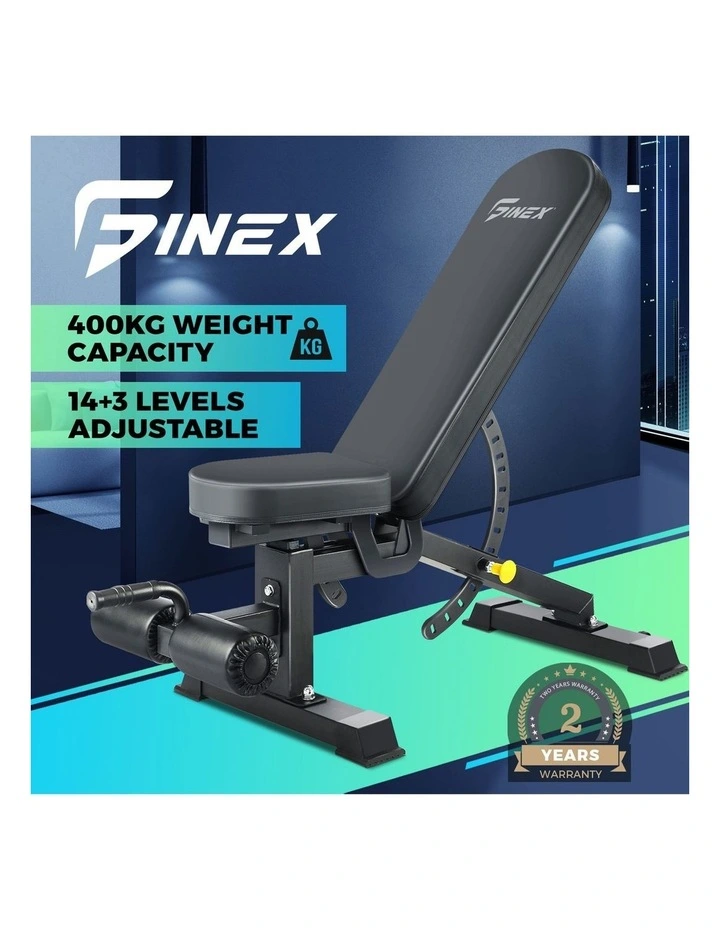 Finex Adjustable Weight Bench FID Bench Press Flat Incline image 4