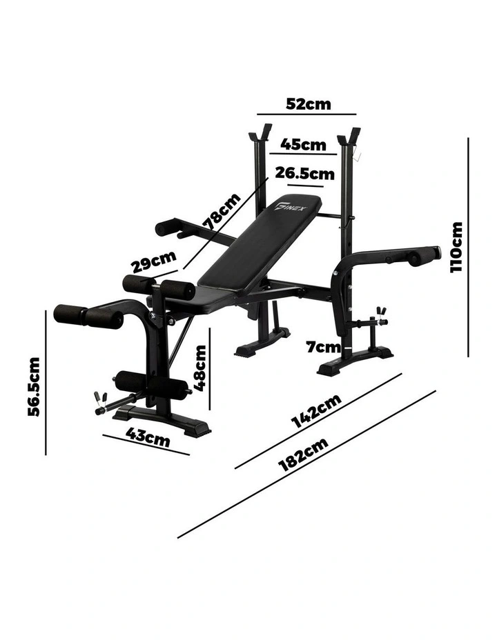 Finex Multi-Station Weight Bench Press 8 in1 Gym Equipment image 2