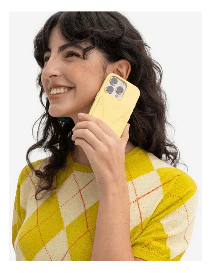 MOFT Snap-On MagSafe Vegan Leather iPhone Stand & Wallet MOVAS Misty Cove image 3