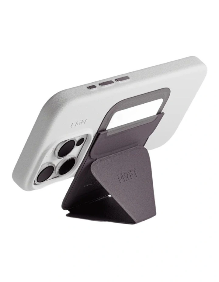 MOFT Snap-On MagSafe Vegan Leather iPhone Stand & Wallet MOVAS Misty Cove image 6