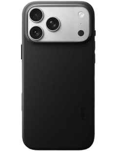 Moft Snap Phone Case MOVAS Vegan Leather iPhone 17 Pro Max Jet Black