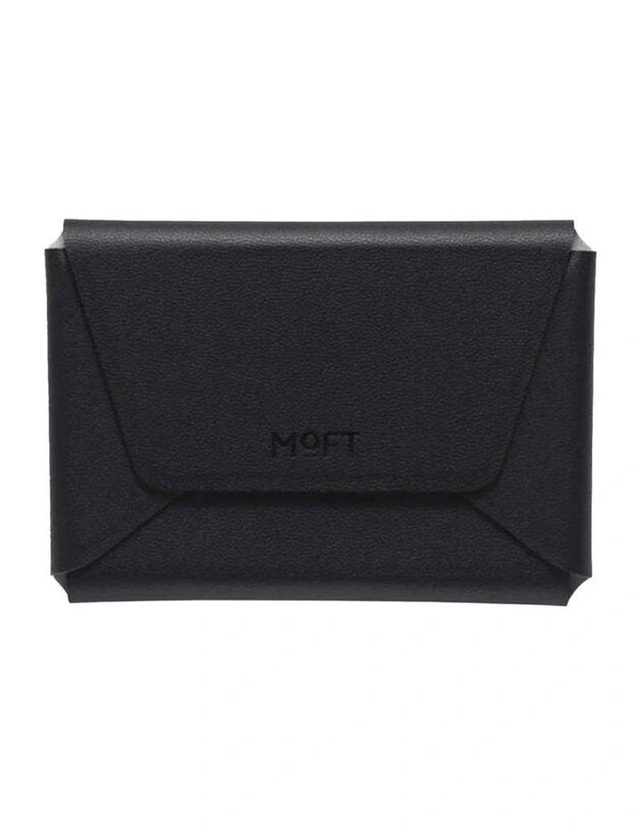 Moft Trackable Field Wallet With Stand 8-Card MagSafe Apple Find My Jet Black image 1