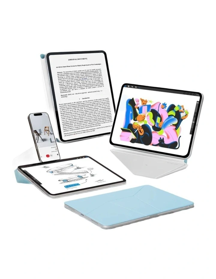 MOFT iPad Pro M4 M5 Dynamic Folio W/ Adjustable Angles Soothing Mist 11 Inch image 2