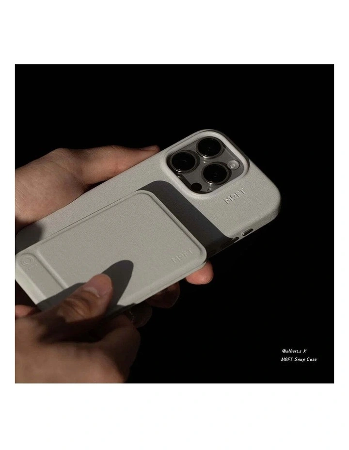 MOFT Snap Mobile Phone Case iPhone 15 Pro Max Lanyard Slot Upgrade Misty Cove image 6