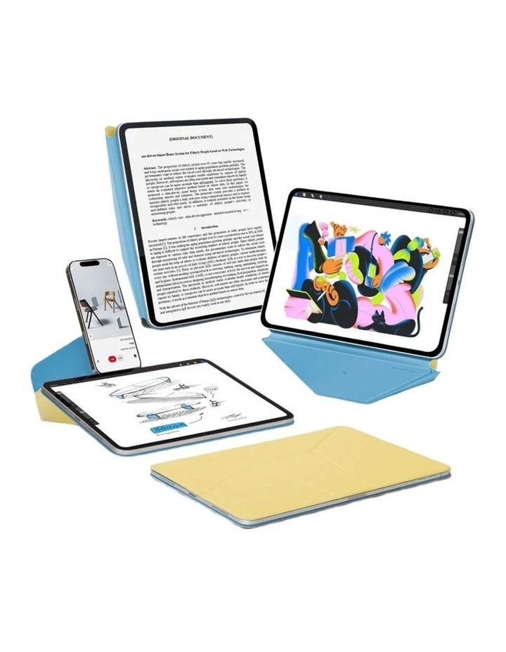 MOFT iPad Pro M4 M5 Dynamic Folio W/ Adjustable Angles Panna Cotta 11 Inch image 5
